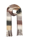 ArisMD check scarf - Warm Grey Knit Check-Accessories-Modström-Butler Loftet