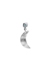 Stine A's Big Dot Bella Moon with Blue Lagoon Stone - Silver. Buy earrings here.