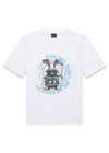 Casual Fit SS T-Shirt Tape - White-T-shirts-Paul Smith - PS-Butler Loftet