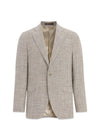 Fogerty Blazer - Almond Beige-Blazers-Oscar Jacobson-Butler Loftet
