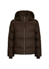 Fox C Puffer Jacket - Dark Brown-Outerwear-Neo Noir-Butler Loftet