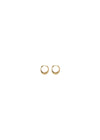 Globe Huggies - Goldplated-Jewellery-Pernille Corydon-Butler Loftet