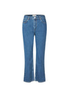 Isoldemd solid cropped jeans - Distressed Blue-Jeans-Modström-Butler Loftet