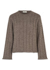 KurtisMD o-neck - Chocolate Chip-Knitwear-Modström-Butler Loftet