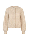 LenniMD cardigan - Beige Melange-Knitwear-Modström-Butler Loftet