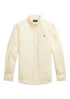 Linen Shirt - Cream-Shirts-Ralph Lauren-Butler Loftet