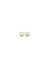 Mini Globe Huggies - Goldplated-Jewellery-Pernille Corydon-Butler Loftet