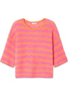 NENYBAY - Orange Flou Raye Hibiscus-Knitwear-American Vintage-Butler Loftet