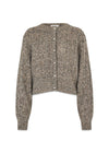 Pammiemd cardigan - Brown Speckle Melange-Knitwear-Modström-Butler Loftet