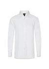 Regular Fit Signature Linen - Optical White-Shirts-Oscar Jacobson-Butler Loftet