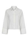 Rosa Solid Shirt - White-Blouses-Neo Noir-Butler Loftet