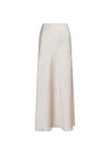 Vicky Heavy Sateen Skirt - Champagne-Skirts-Neo Noir-Butler Loftet