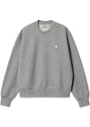 W Casey Sweatshirt - Grey Heather / Silver-Sweatshirts-Carhartt WIP-Butler Loftet