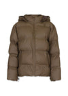 Neo Noir Fox C Puffer Jacket - Dark Taupe. Buy down jackets here.