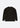 Full Rib Cotton Lens Crewneck Sweater - Black