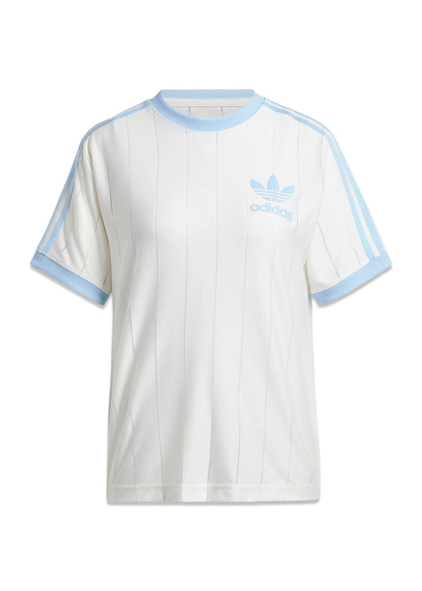 3 STRIPE TEE - Off White-T-shirts-Adidas Originals-Butler Loftet