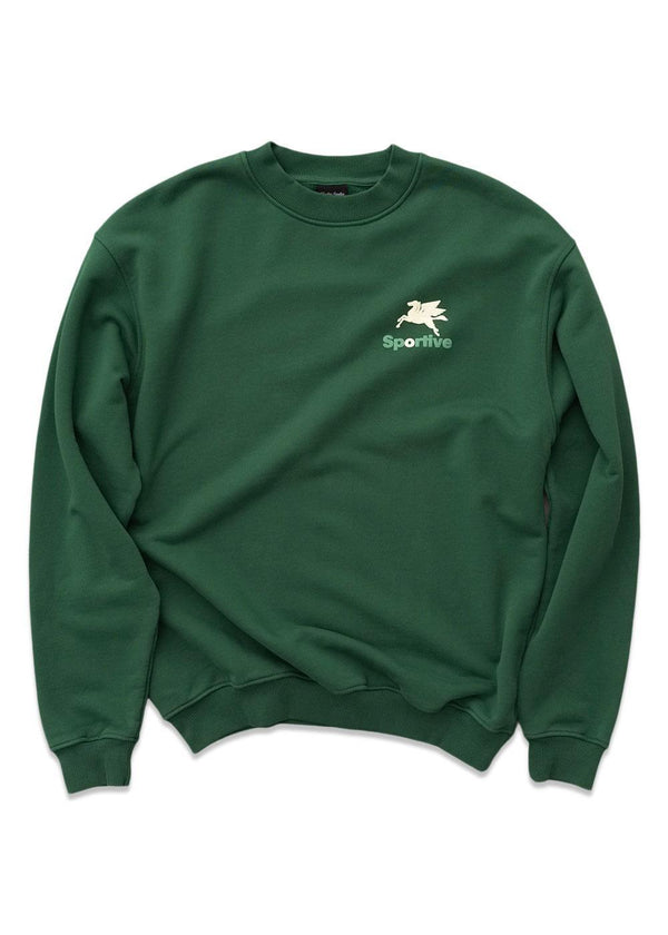 550G PREMIUM CREWNECK - Green-T-shirts-Goodies Sportive-Butler Loftet