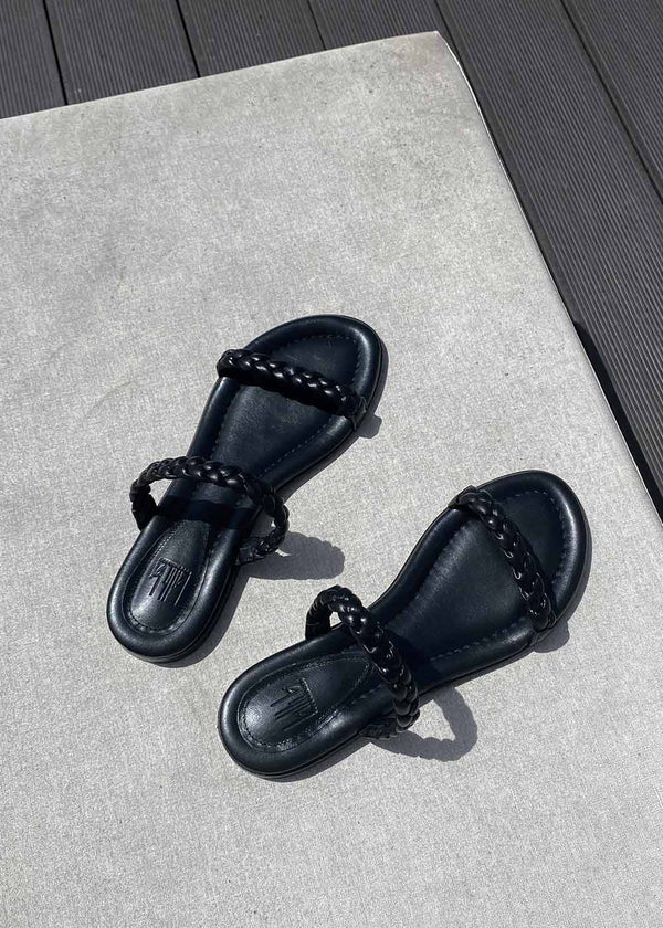 A1627 Black braid nappa 70 - Black Braid Nappa 70-Shoes-Billi Bi-Butler Loftet