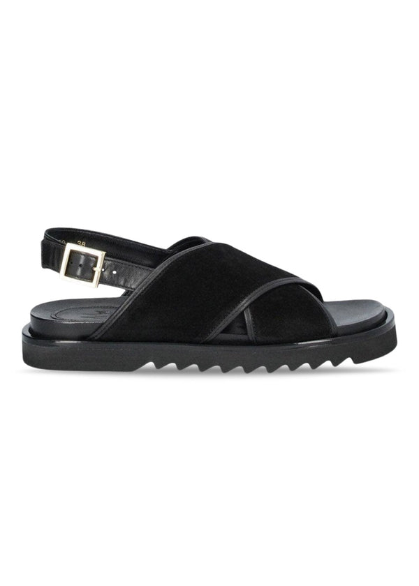 Billi Bis A2750 - Bl.Nappa/Bl.Suede 500. Køb sandaler her.
