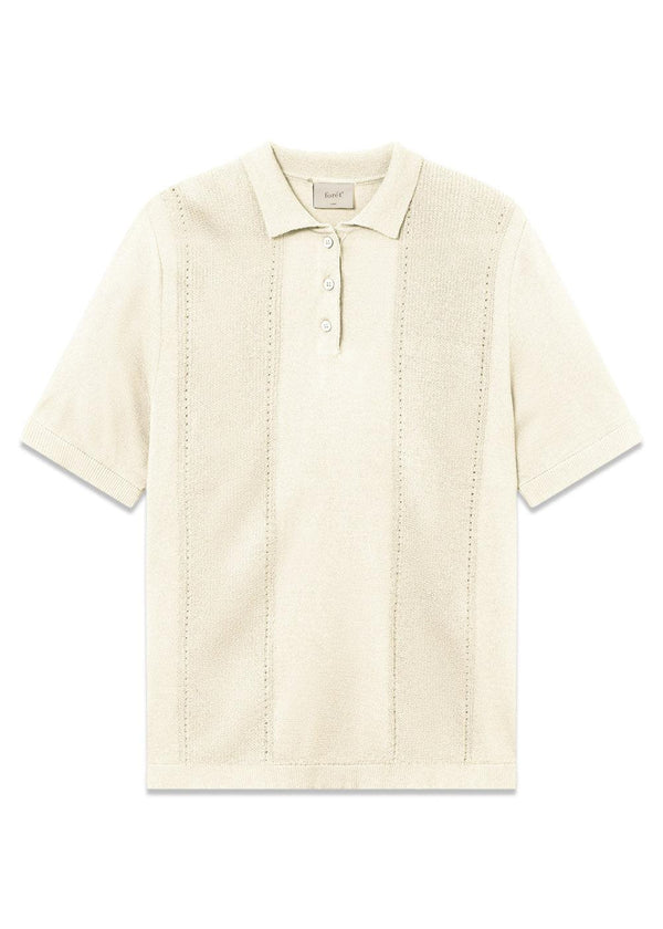 ASTERN SHORT SLEEVE - Cloud-Knitwear-Forét-Butler Loftet