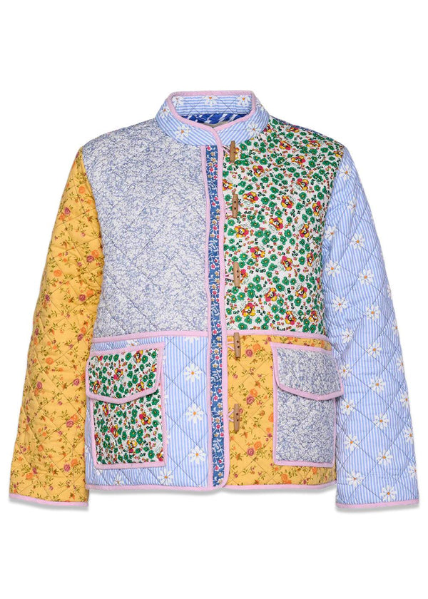 Sissel Edelbos Adriane Quilted Cotton Jacket - Floral Tivoli. Køb overtøj her.