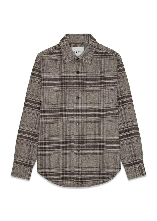 Adwin 5292 - Cream Check Shirts-Nn. 07-Butler Loftet