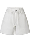 Aggimd solid shorts - Soft White-Shorts-Modström-Butler Loftet