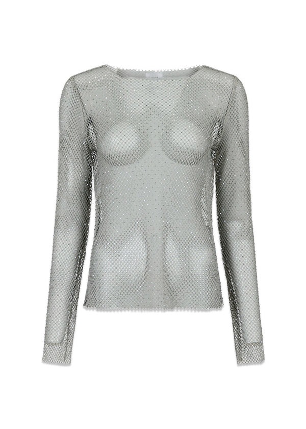 Aimee Stone Blouse - Silver-Blouses-Neo Noir-Butler Loftet
