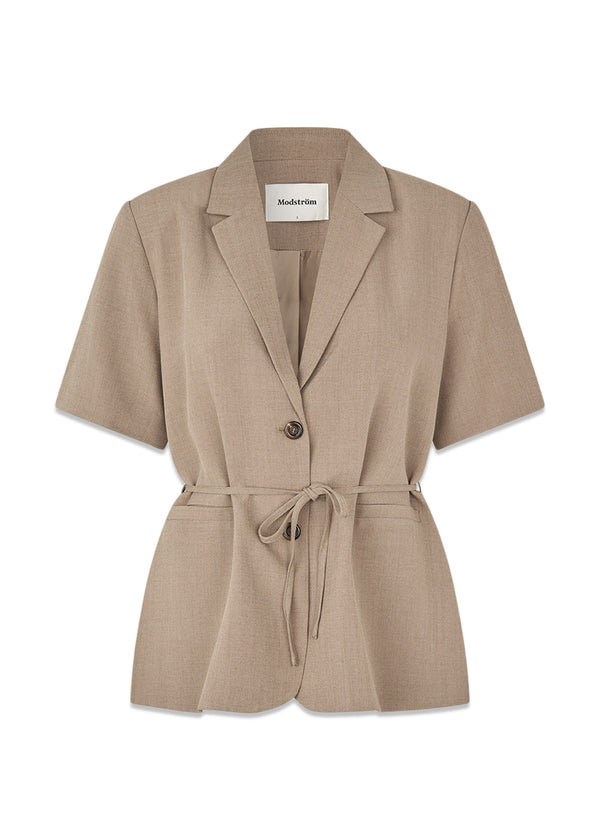 Alayamd SS blazer - Nuthatch Melange-Blazers-Modström-Butler Loftet