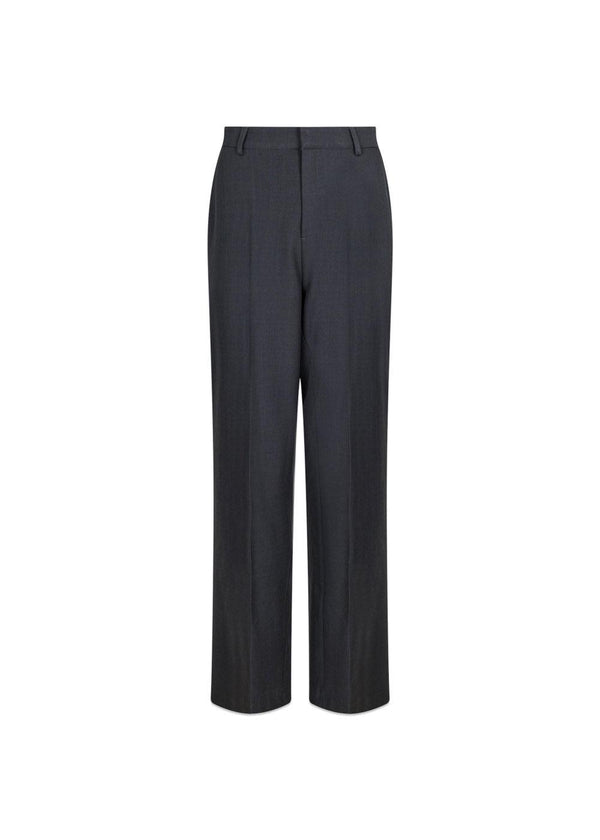 Alice Melange Pants - Dark Grey-Pants-Neo Noir-Butler Loftet