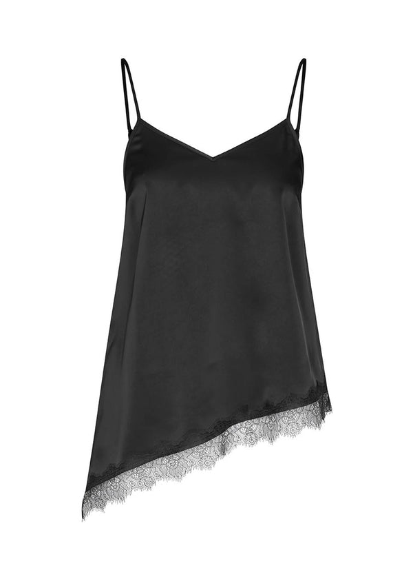 Alinkamd top - Solid Black-Top-Modström-Butler Loftet