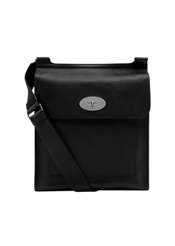 Antony Messenger N Small Classic Grain - Black-Bags-Mulberry-Butler Loftet