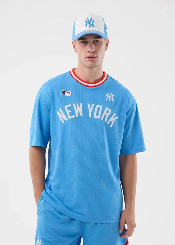 Arch OS Tee Yankees - Blue-T-shirts-New Era-Butler Loftet