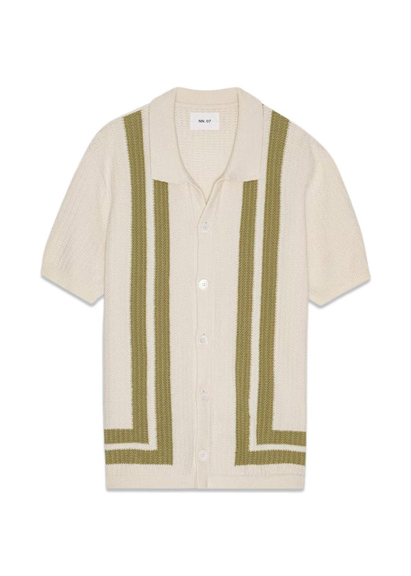 Ares Knit 6636 - Ivory-Knitwear-Nn. 07-Butler Loftet
