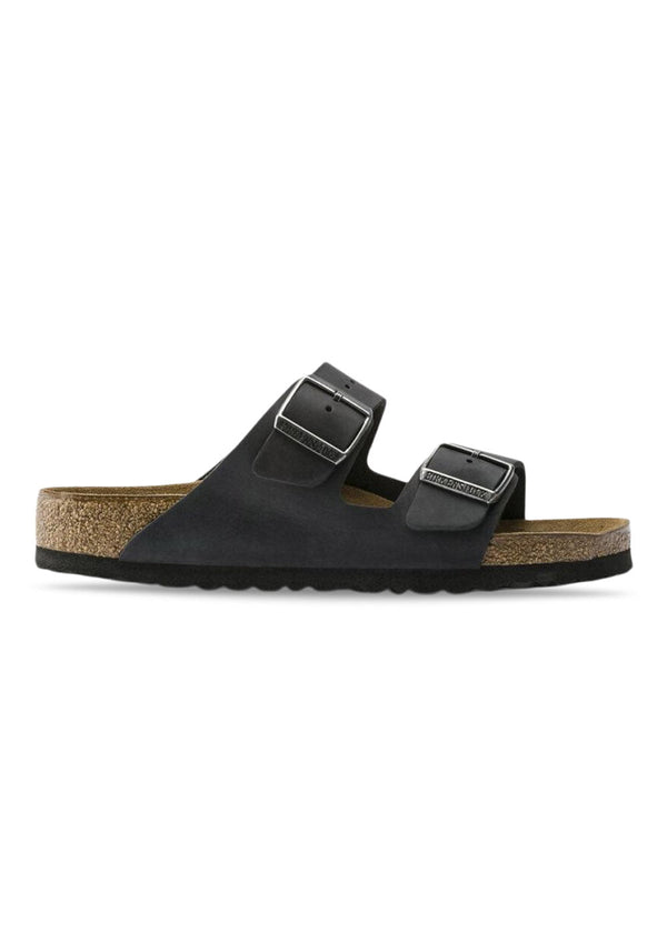 Birkenstocks Arizona NU Oiled SFB Black - Black. Buy sandals here.