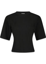Asha Boxy Tee - Black-T-shirts-Neo Noir-Butler Loftet