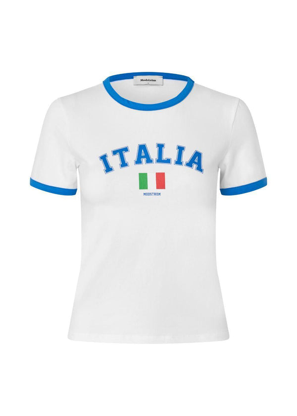 Astamd italia t-shirt - White-T-shirts-Modström-Butler Loftet