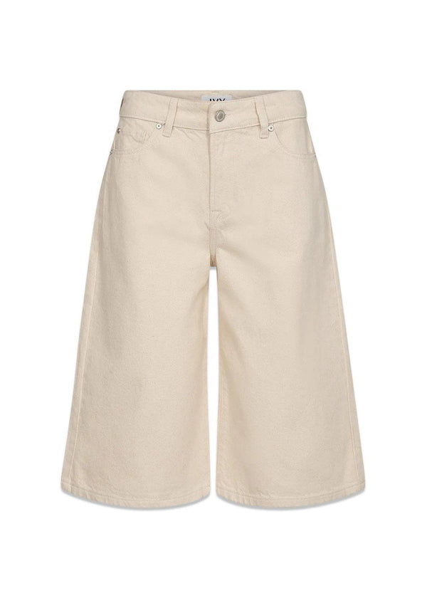Augusta Long Shorts Was - Ecru-Shorts-Ivy Copenhagen-Butler Loftet