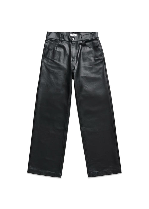 BAM WIDE FIT JEANS - Glossy Black-Jeans-ALIS-Butler Loftet