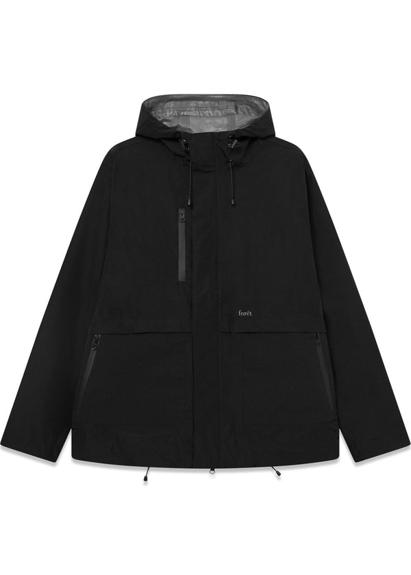 BLADE SHELL JACKET - Black-Outerwear-Forét-Butler Loftet