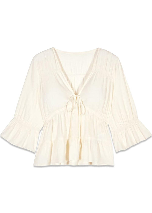 BLOUSE HILDA - Ecru-Blouses-Ba&sh-Butler Loftet