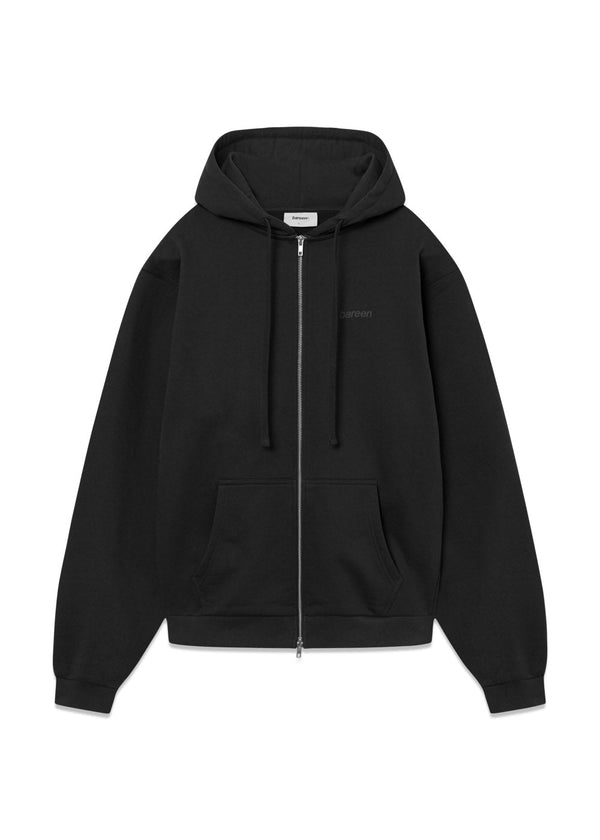BOBA - OVERSIZED ZIP HOODIE - Pirate Black-Hoodies-Bareen-Butler Loftet