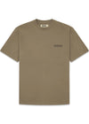 Baine Base tee - Dark Brown-T-shirts-Woodbird-Butler Loftet