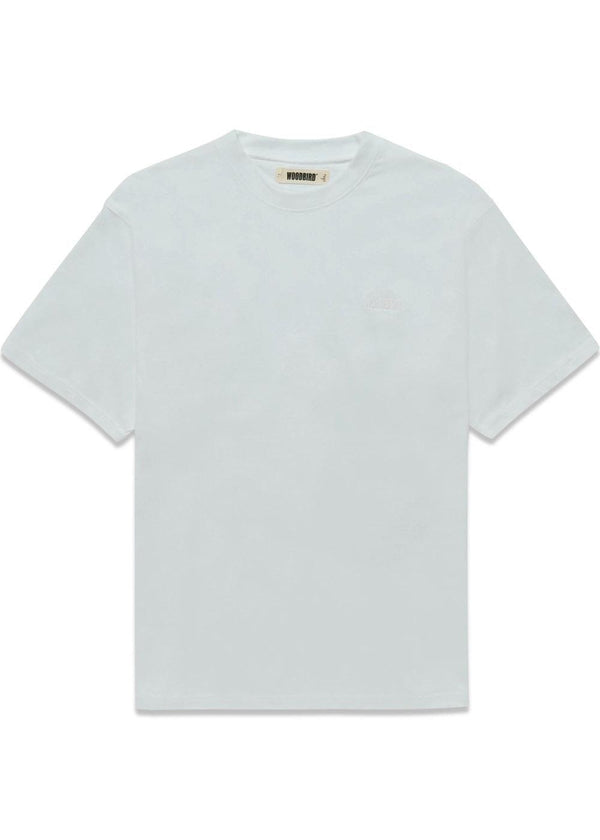 Baine Cray Tee - White-T-shirts-Woodbird-Butler Loftet