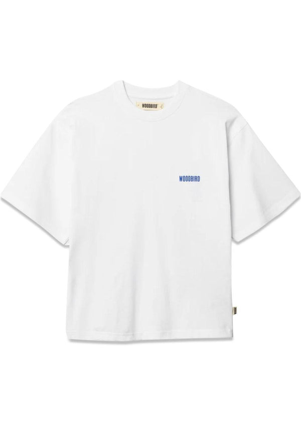 Baine Sea Tee - White-T-shirts-Woodbird-Butler Loftet