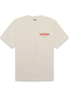 Baine Serve Tee - Off White-T-shirts-Woodbird-Butler Loftet