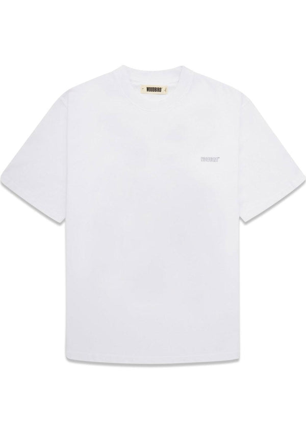 Baine Sik Wu Tee - White-T-shirts-Woodbird-Butler Loftet