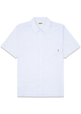 Banks Stripe Shirt - White-Lt. Blue ShirtsWoodbird-Butler Loftet