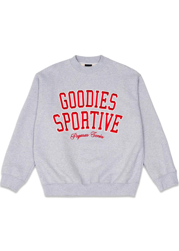 Baseball Gray Crewneck - Vigore-Sweatshirts-Goodies Sportive-Butler Loftet