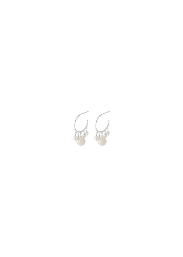 Pernille Corydon's Bay Hoops - Silver. Buy earrings here.